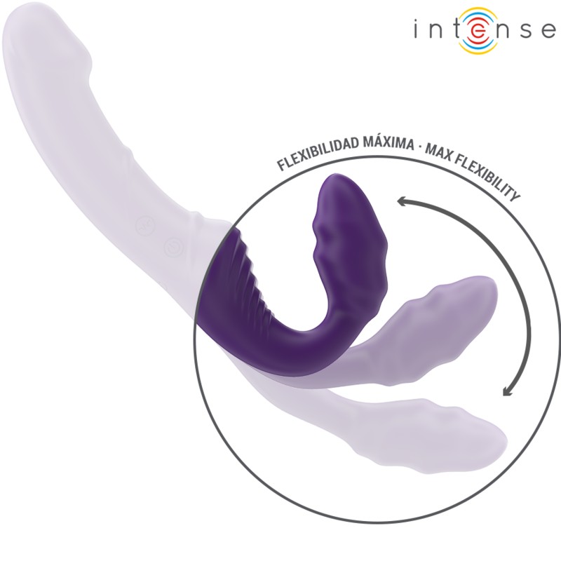 Intenso - Jill Vibrador Duplo 20 Cm Roxo Control Remoto