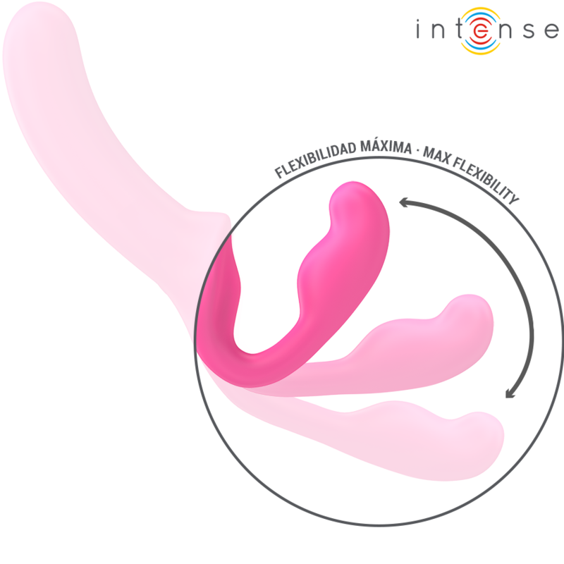Intenso - Amy Duplo Vibrador 20 Cm Rosa Control Remoto