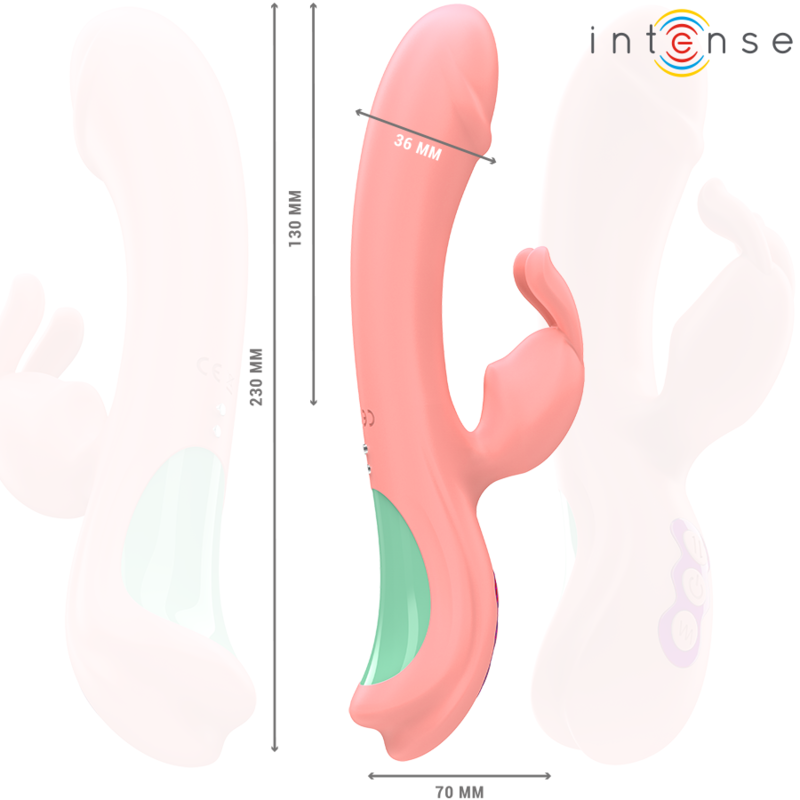 INTENSO - RACHEL RABBIT VIBRADOR 5 VIBRAÇÕES ROSA