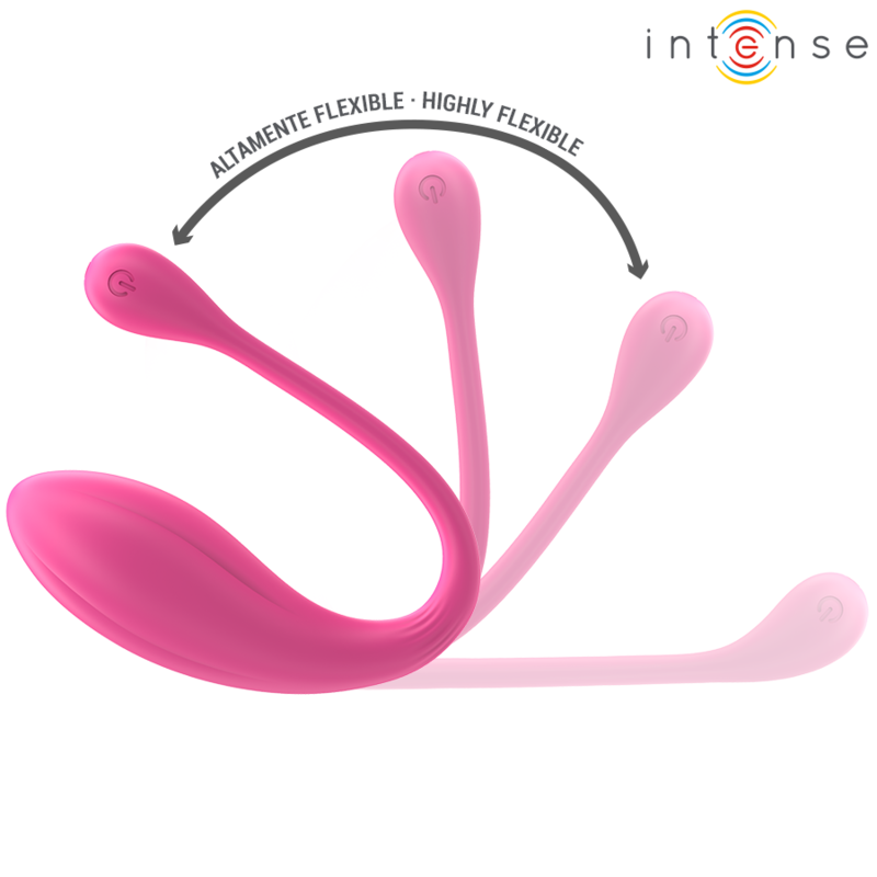 Intenso - Janice Vibrador U Dupla Estimulação 10 Vibrações Rosa Controle Remoto