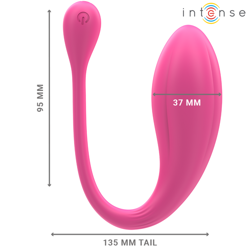 Intenso - Janice Vibrador U Dupla Estimulação 10 Vibrações Rosa Controle Remoto
