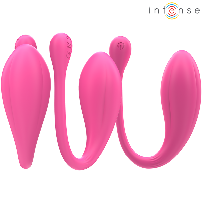 Intenso - Janice Vibrador U Dupla Estimulação 10 Vibrações Rosa Controle Remoto