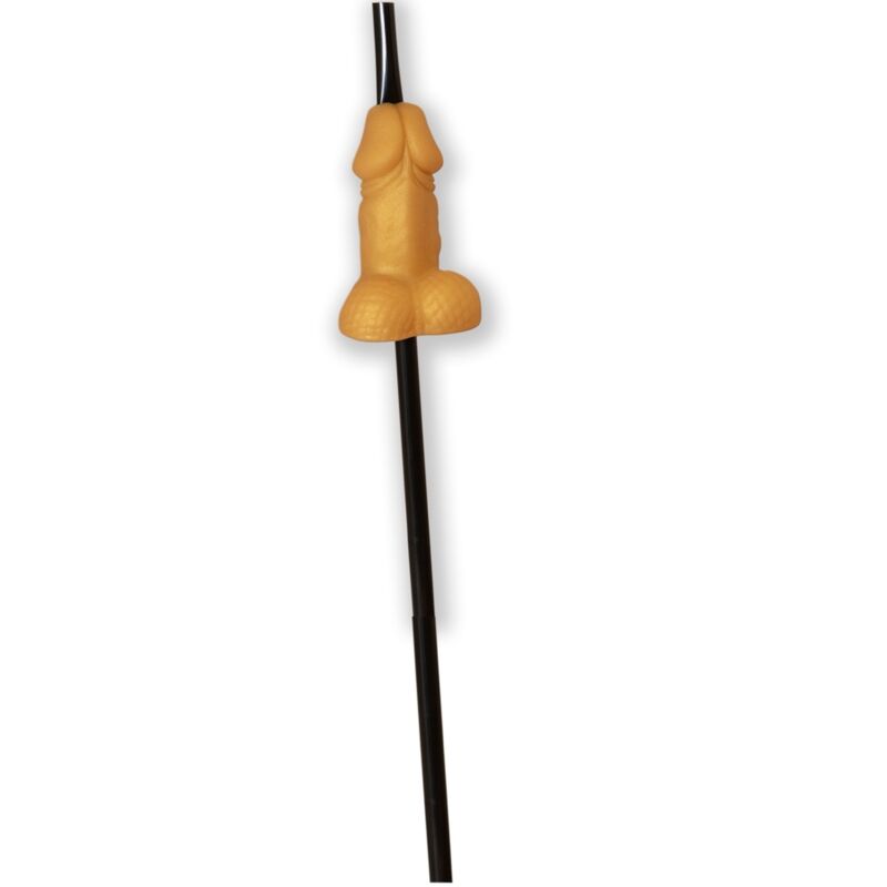 Diabo Picante - Canudo Dourado en Formato de Penis