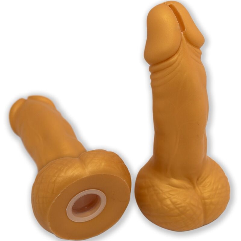 Diabo Picante - Cofre em Forma de Pênis 22,5 Cm Dorado