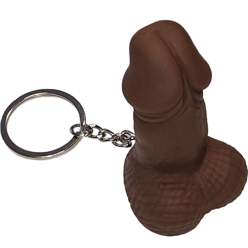 Diabo Picante - Chaveiro Castanho en Forma de Pênis