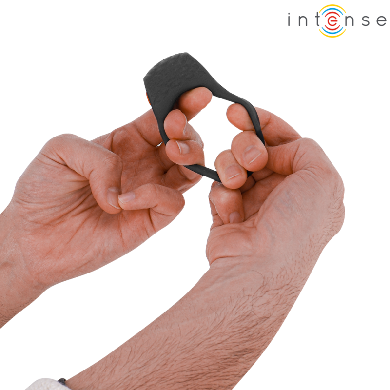 Intenso - Clover Vibrador Anel Pénis 10 Vibrações Negro
