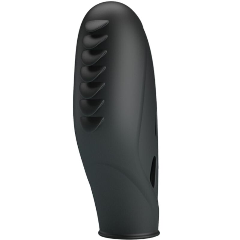 Pretty Love - Vibrador De Dedo De Silicona Gilo Preto