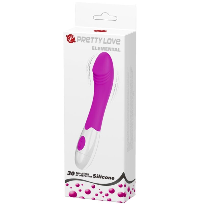 Pretty Love - Vibrador Elemental 30 Modos de Vibración Roxo