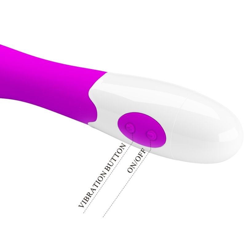 Pretty Love - Vibrador Elemental 30 Modos de Vibración Roxo