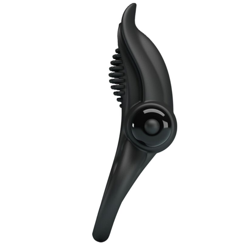 Pretty Love - Anel Vibratório Duplo + Estimulador de Clítoris 10 Vibrações Negro