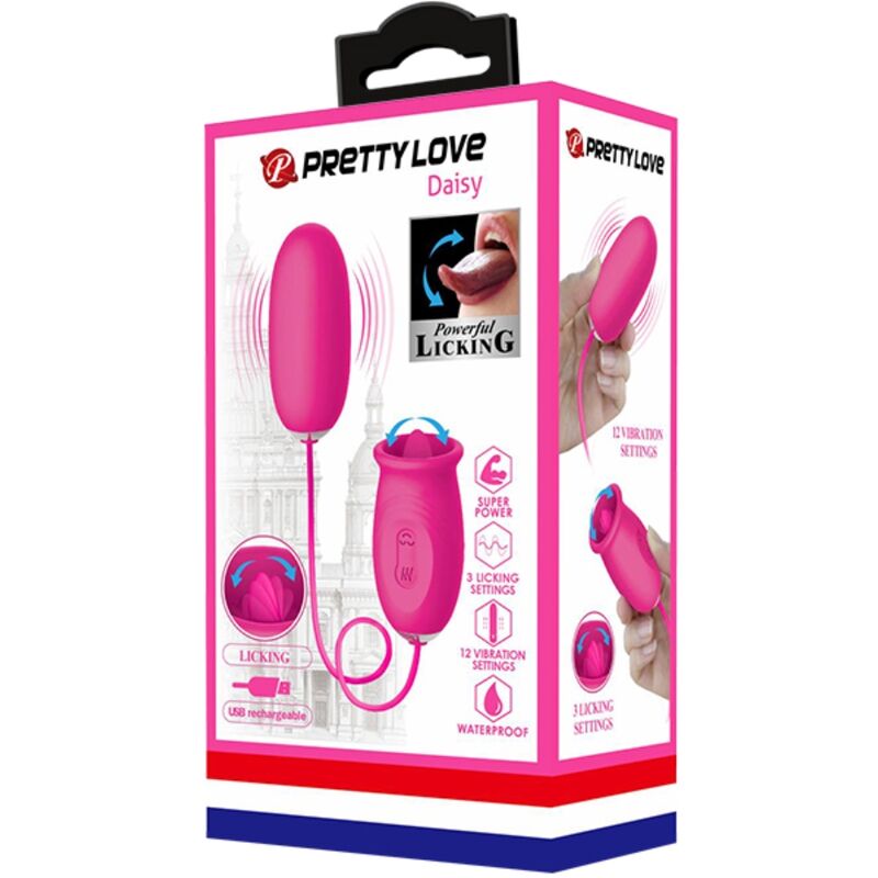 PRETTY LOVE - ANGELIQUE VIBRADOR MULTIFUNÇÃO + ESTIMULADOR CLITORIANO ROXO