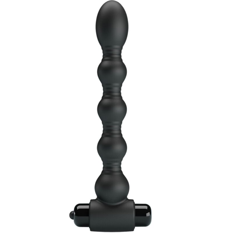 Pretty Love - Lynn Plug Anal de Silicona 10 Vibraciones Negro
