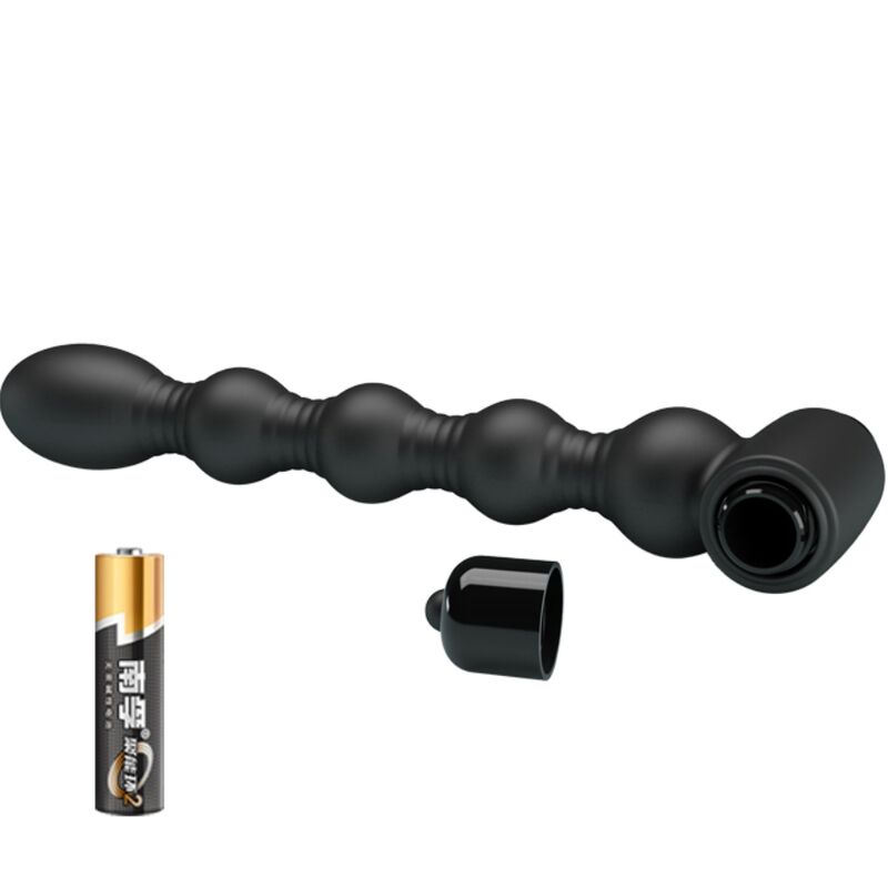 Pretty Love - Lynn Plug Anal de Silicona 10 Vibraciones Negro