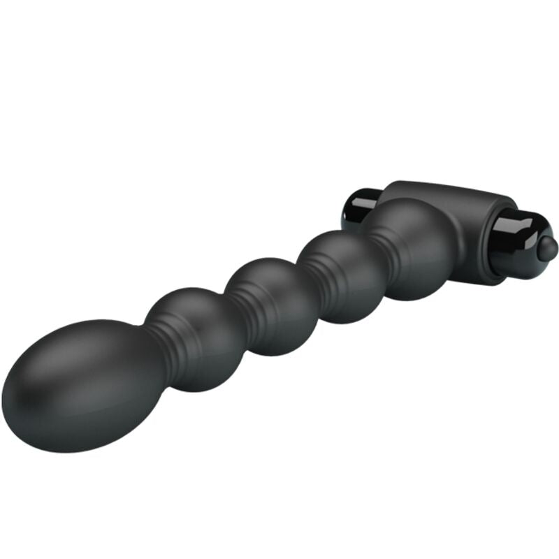 Pretty Love - Lynn Plug Anal de Silicona 10 Vibraciones Negro