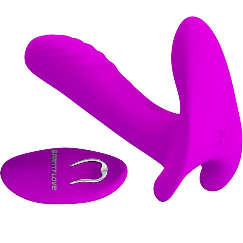 Pretty Love - Masajeador y Vibrador 12 Vibraciones Control Remoto Roxo