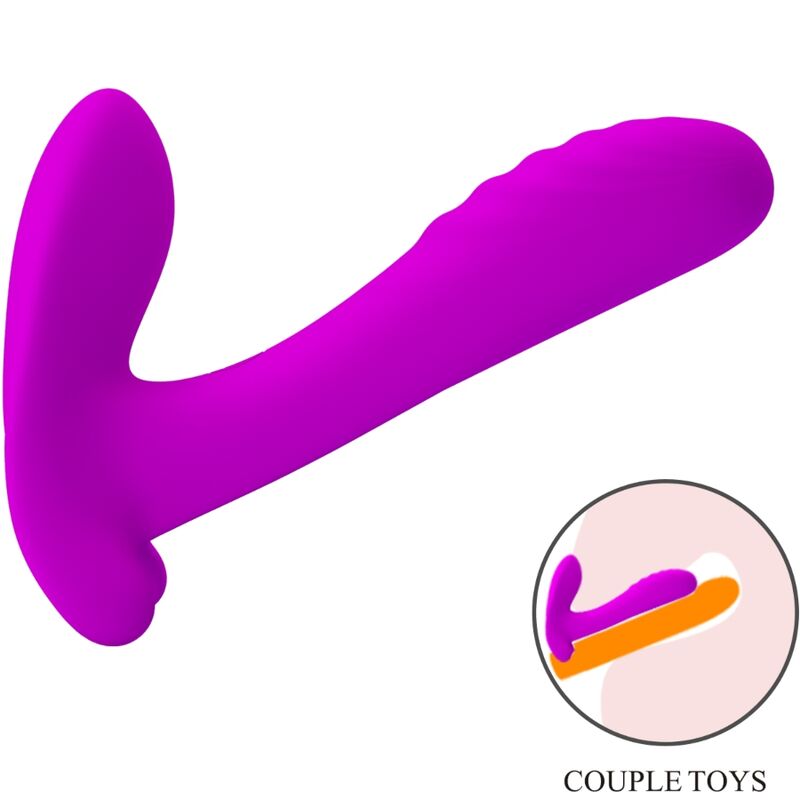 Pretty Love - Masajeador y Vibrador 12 Vibraciones Control Remoto Roxo