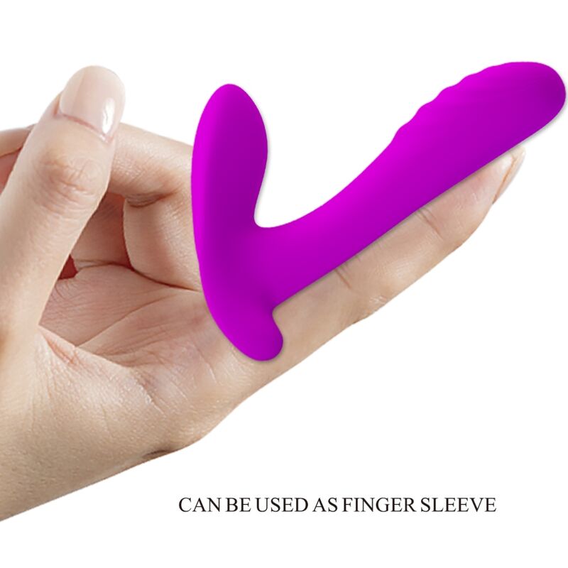 Pretty Love - Masajeador y Vibrador 12 Vibraciones Control Remoto Roxo