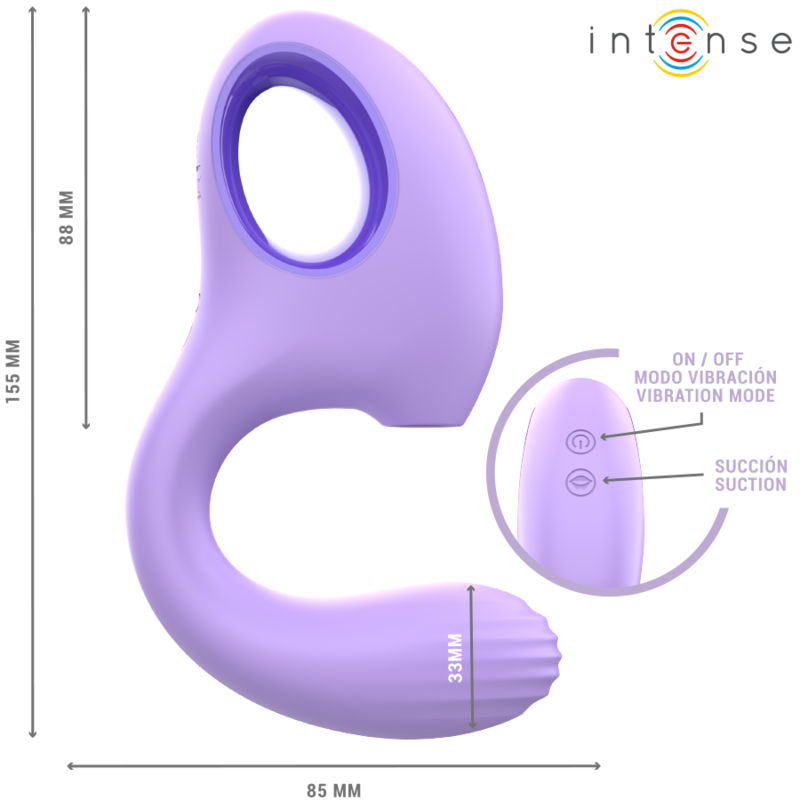 Intenso - Baxter Vibrador E Estimulador Violeta