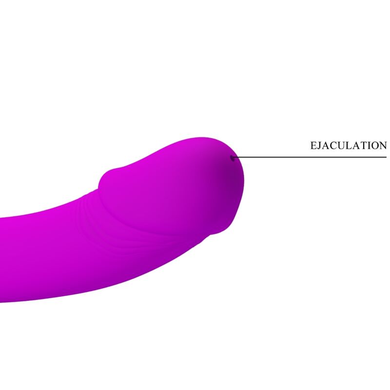 PRETTY LOVE - ESTIMULADOR KELPIE DOBLE STRAP-ON ROXO