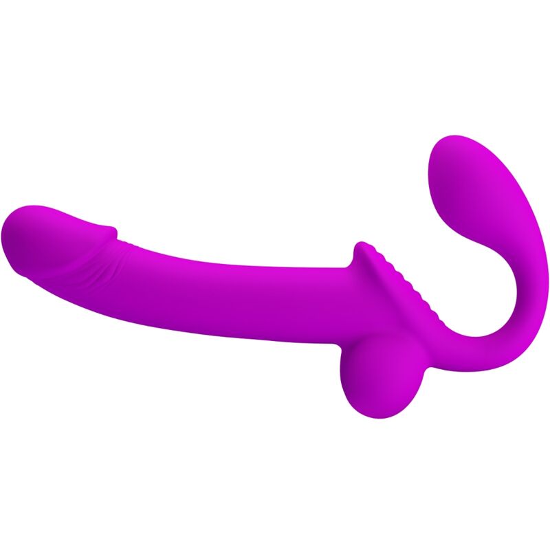 PRETTY LOVE - ESTIMULADOR KELPIE DOBLE STRAP-ON ROXO