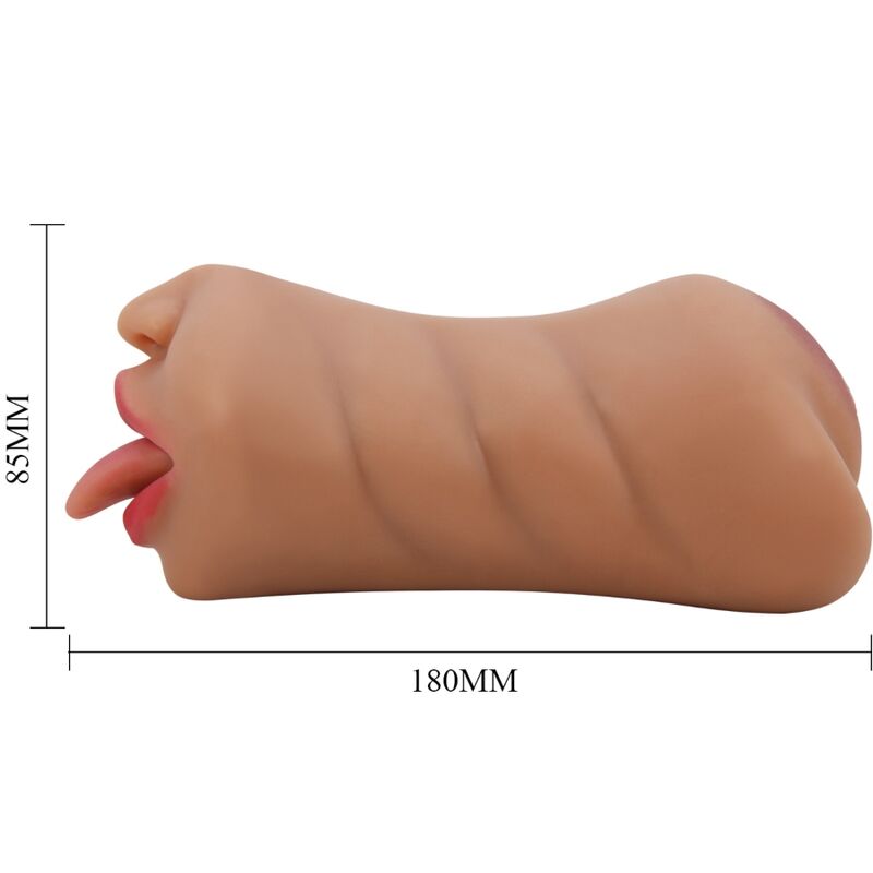 Crazy Bull - Sarah Duplo Masturbador Boca y Vagina Carne