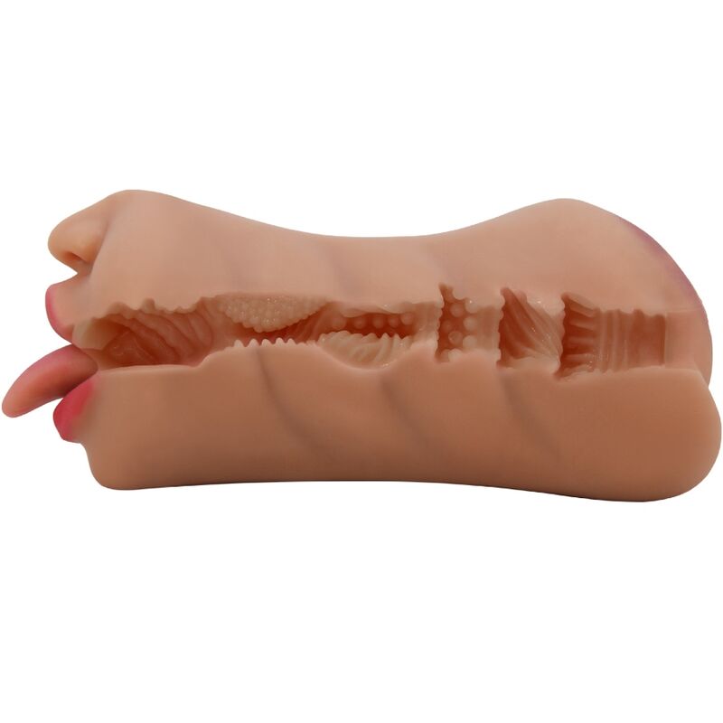 Crazy Bull - Sarah Duplo Masturbador Boca y Vagina Carne