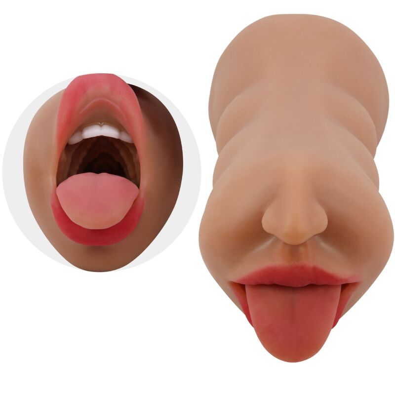 Crazy Bull - Sarah Duplo Masturbador Boca y Vagina Carne