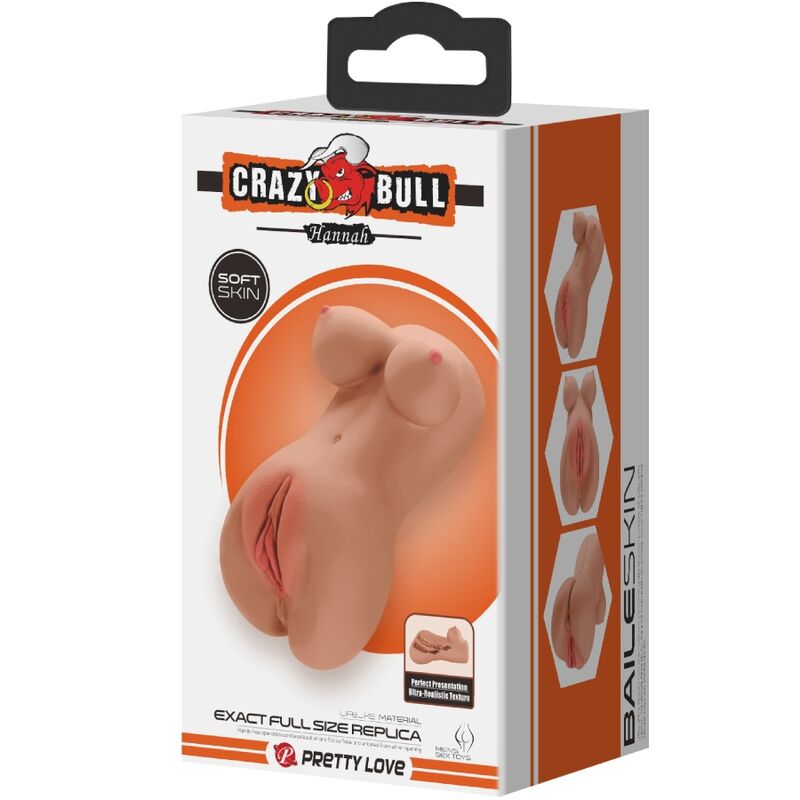Crazy Bull - Hannah Masturbador Duplo Vagina Y Ânus Realista