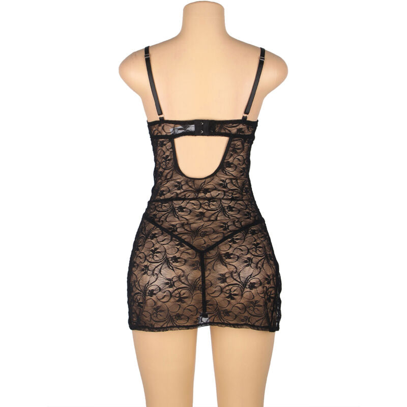 Subblime - 954185 Babydoll De Renda Com Alças Ajustáveis ​​Preto S/M