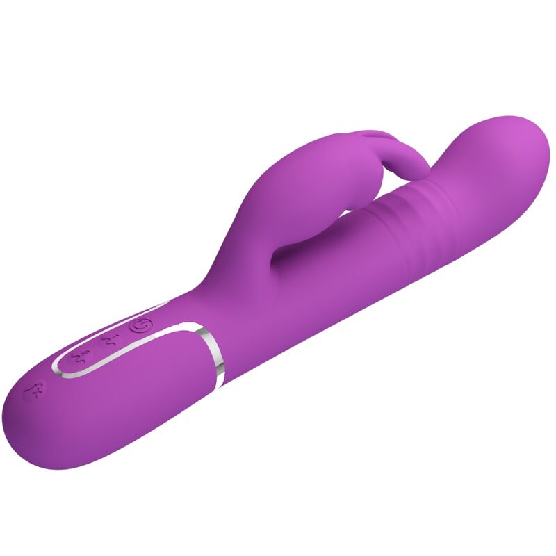 Pretty Love - Coale 4 en 1 Multifuncional Coelho Vibrador Roxo