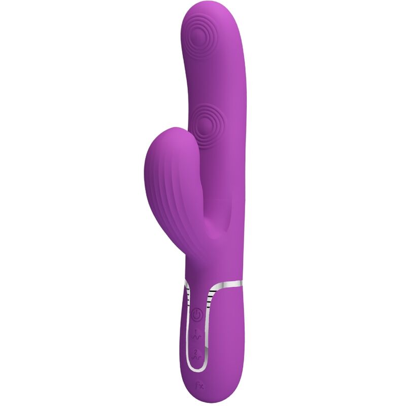 Pretty Love - Perlita 3 en 1 Multifuncional Coelho Vibrador Roxo