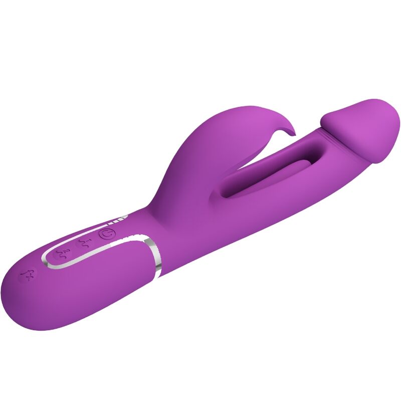 Pretty Love - Kampas 3 en 1 Multifuncional Coelho Vibrador Roxo