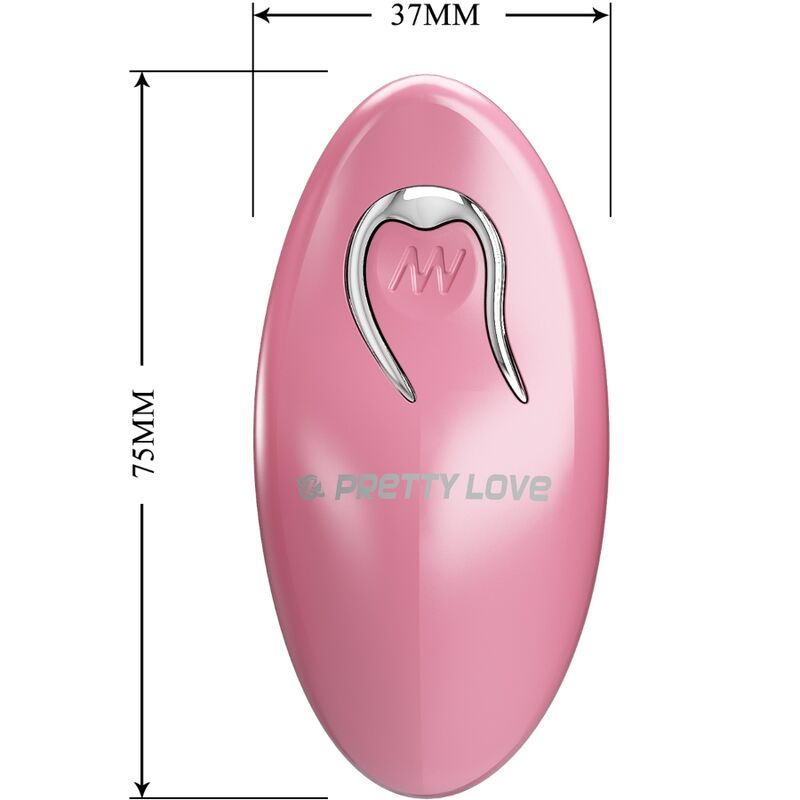 PRETTY LOVE - PINZAS PARA PEZONES CAILEY 10 VIBRAÇÕES CONTROLE REMOTO ROSA