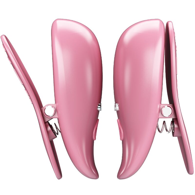 PRETTY LOVE - PINZAS PARA PEZONES CAILEY 10 VIBRAÇÕES CONTROLE REMOTO ROSA