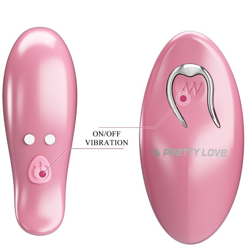 PRETTY LOVE - PINZAS PARA PEZONES CAILEY 10 VIBRAÇÕES CONTROLE REMOTO ROSA
