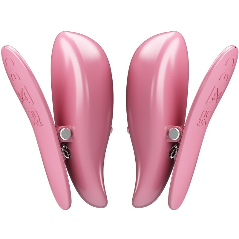PRETTY LOVE - PINZAS PARA PEZONES CAILEY 10 VIBRAÇÕES CONTROLE REMOTO ROSA
