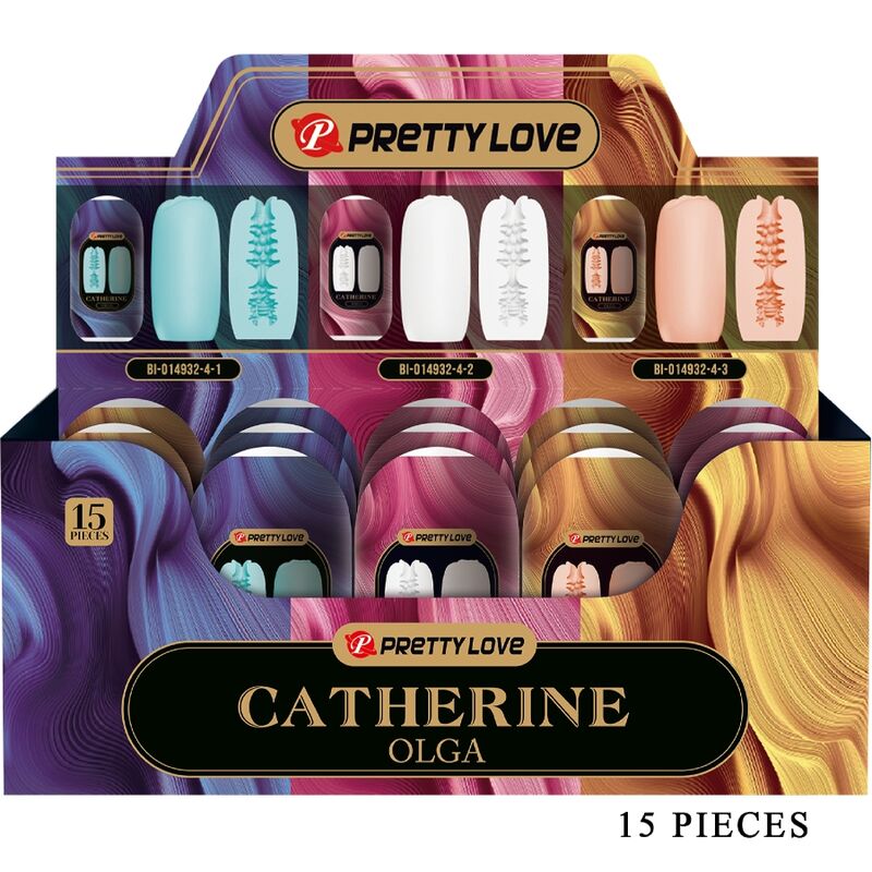 PRETTY LOVE - OLGA PACK 15 MASTURBADORES MASCULINOS VARIADOS