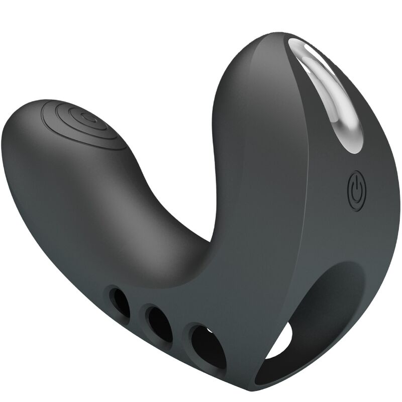 Vibrador de Dedo Camélia 7 Vibrações Negro