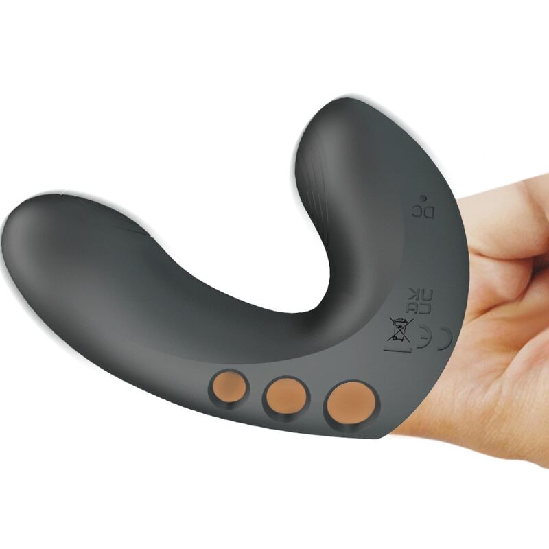 Vibrador de Dedo Camélia 7 Vibrações Negro