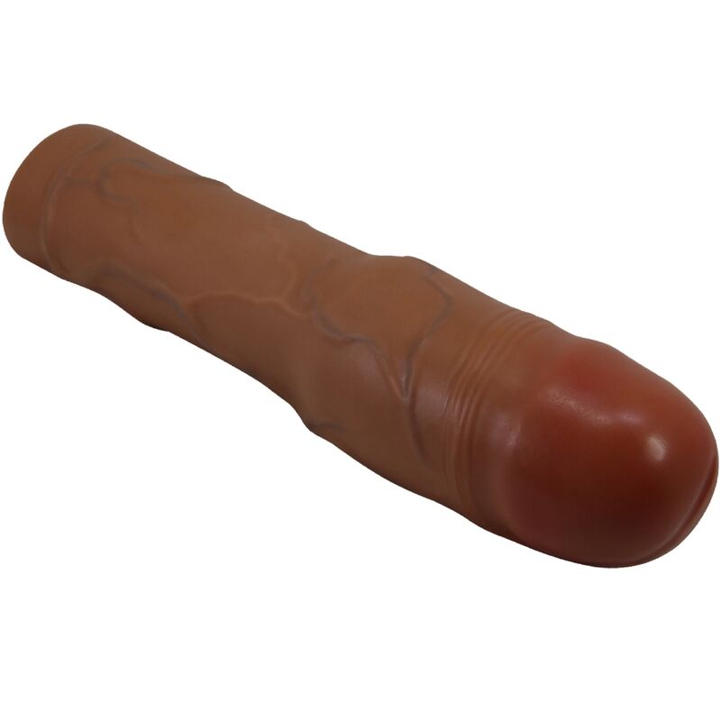 Manga Pénis Kylian con extensión de 7,6 cm Mulato