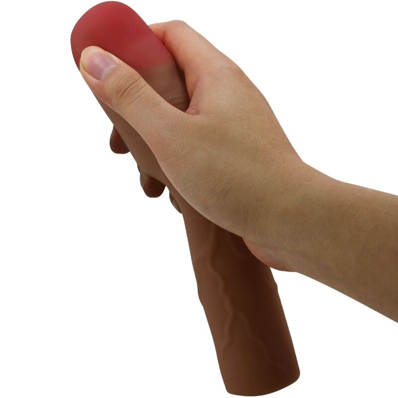 Manga Pénis Kylian con extensión de 7,6 cm Mulato