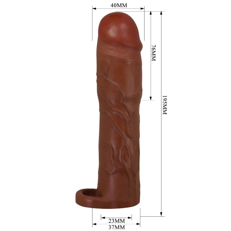 PRETTY LOVE - GERD EXTENSÃO PARA PÉNIS +7,6 CM TOM MULATO