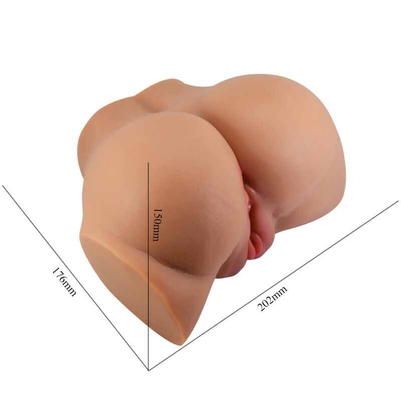 Crazy Bull - Vibrador Anal Emilia Com Control Remoto Realista De Vagina Y Ânus