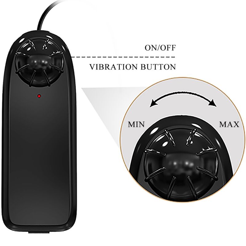 Crazy Bull - Vibrador Anal Emilia Com Control Remoto Realista De Vagina Y Ânus