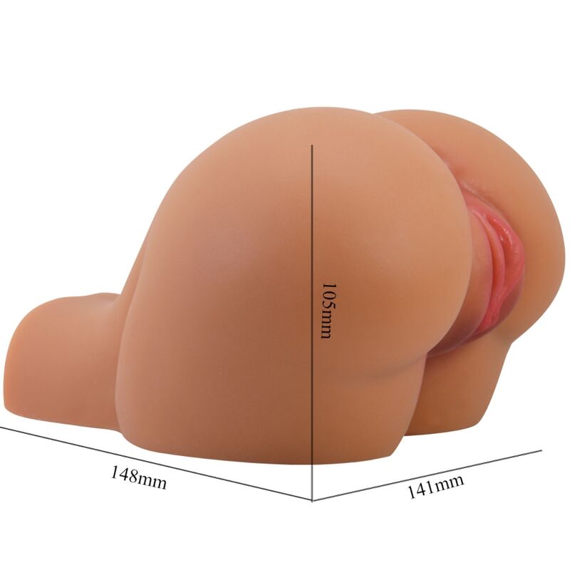 Crazy Bull - Vibrador Kylie Ass Con Control Remoto Realista De Vagina Y Ano