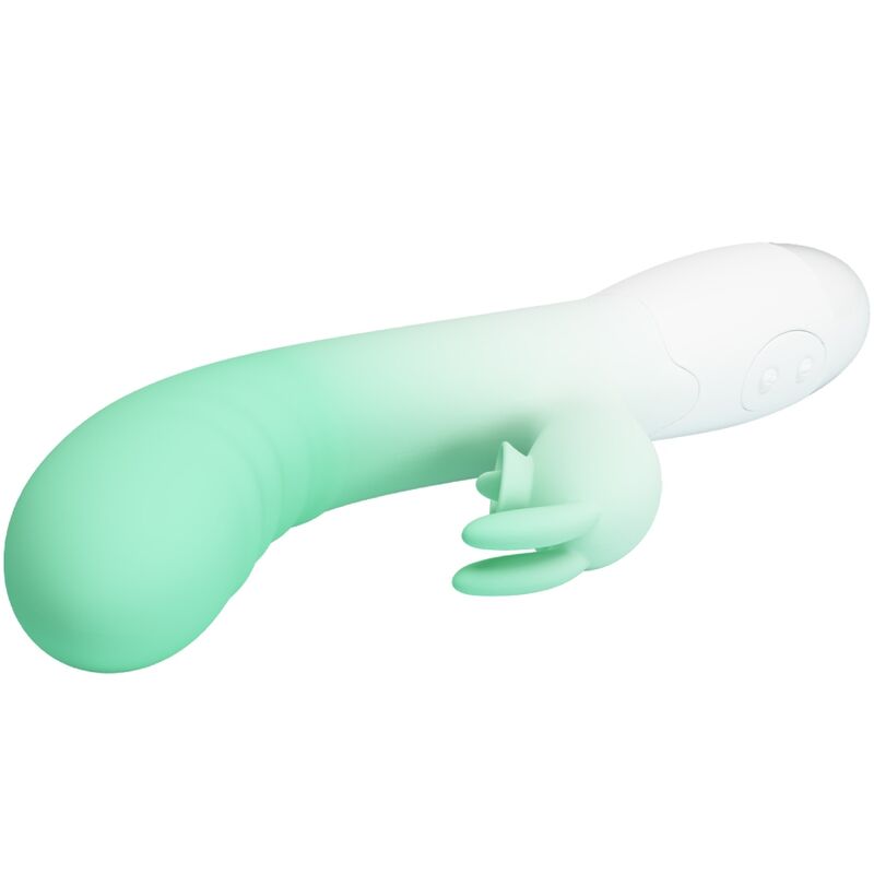 PRETTY LOVE - BRIGHTY VIBRADOR PONTO G + ESTIMULADOR CLITORIANO 30 VIBRAÇÕES ROSA