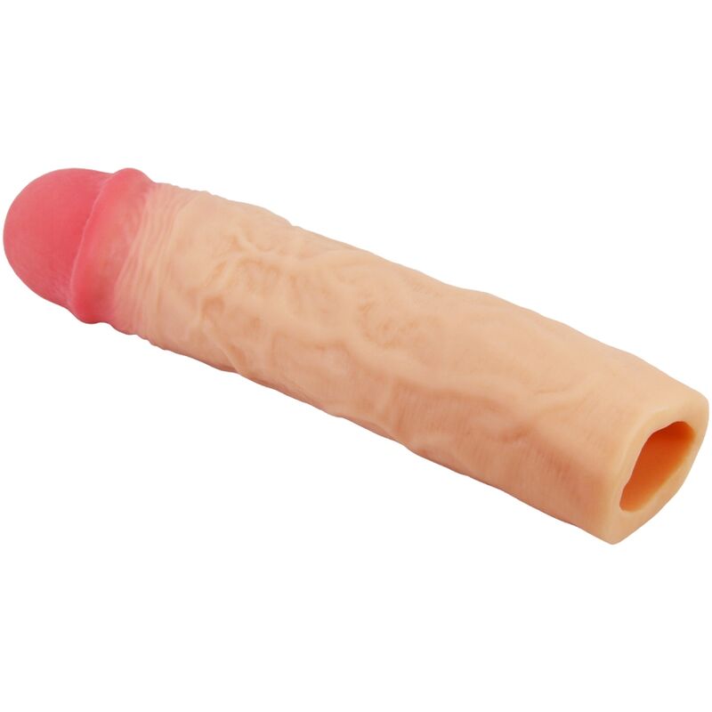 Manga de pene Derek con extensión de 7,6 cm de carne