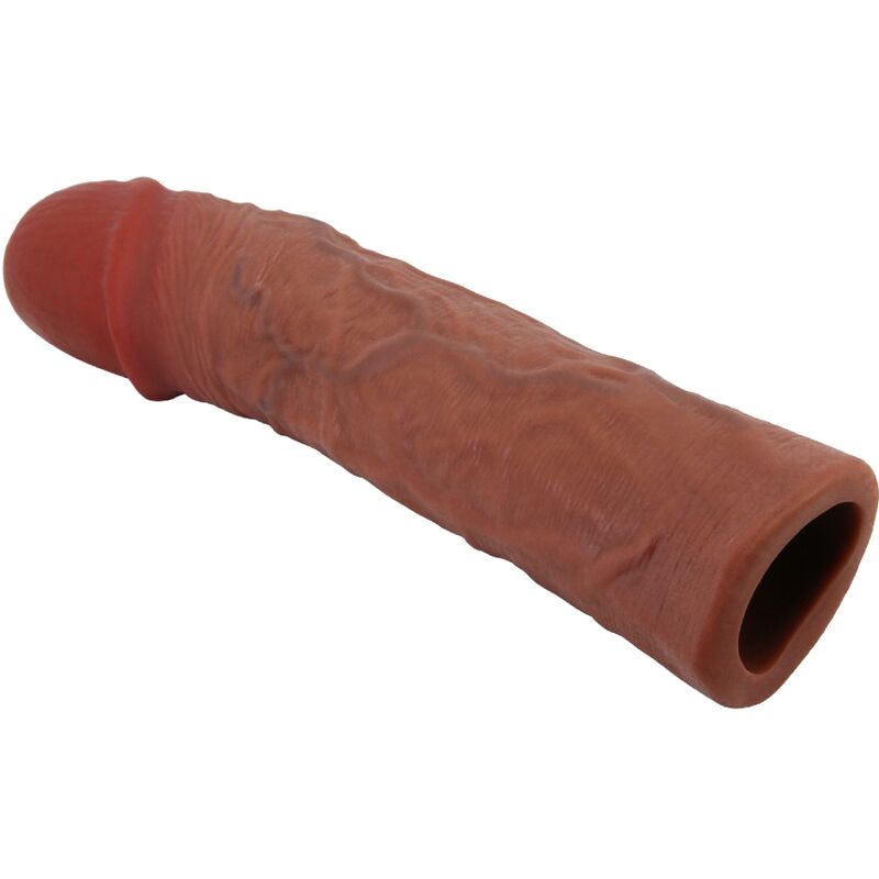 Manga de pene Derek con extensión de 7,6 cm Mulato