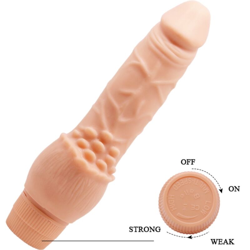 BAILE - BARBARA VIBRADOR REALISTA 19.5 CM NATURAL