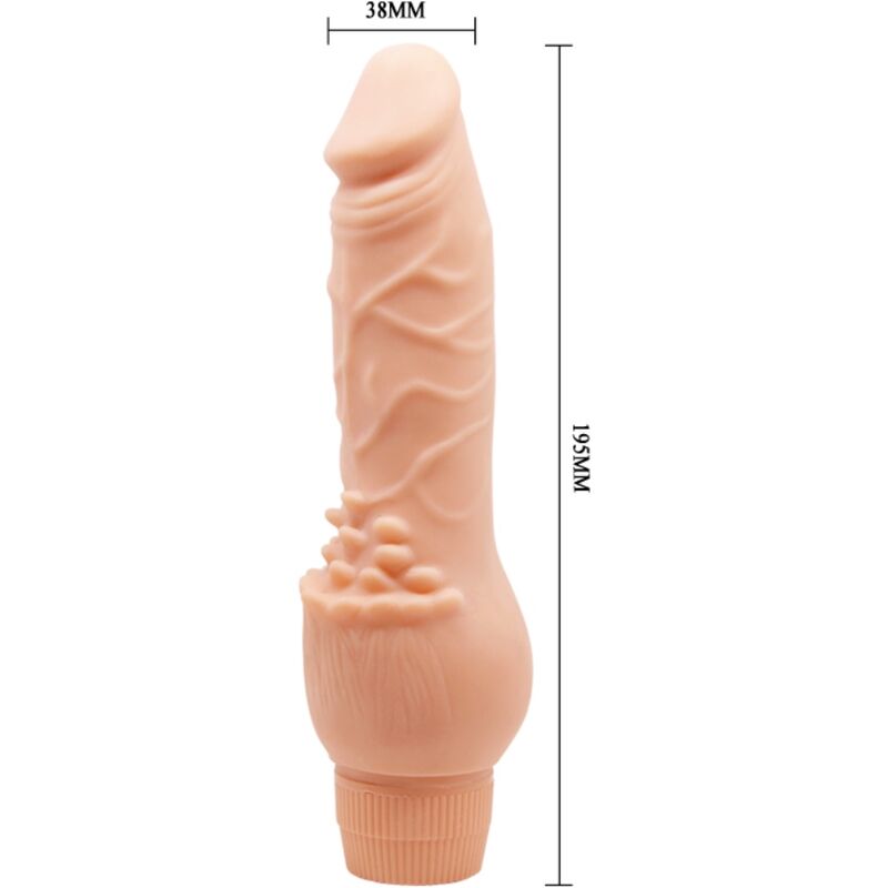 BAILE - BARBARA VIBRADOR REALISTA 19.5 CM NATURAL
